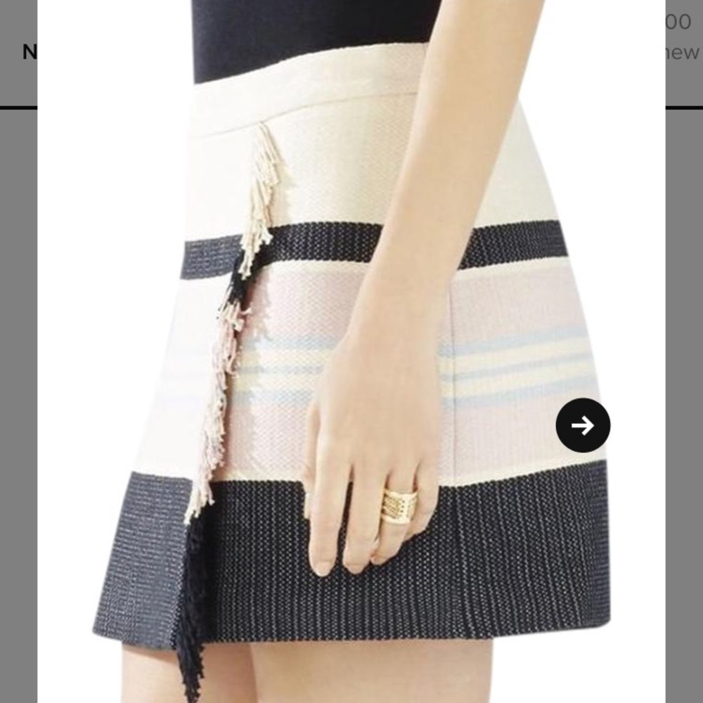 BCBGMAXAZRIA Almond Blossom Combo Mallika Skirt